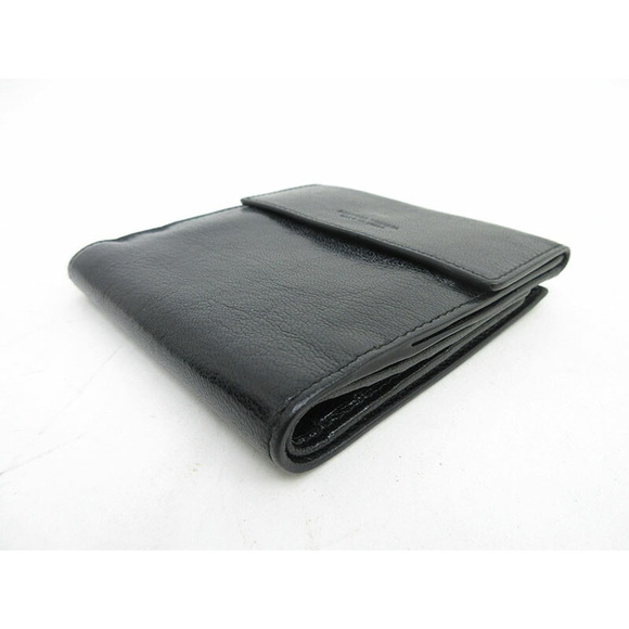 BOTTEGA VENETA Double Hook Bifold Wallet Black Leather - Picture 4 of 9